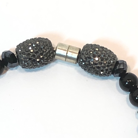 Heavy Silver Bib Necklace - Picture 4 of 6